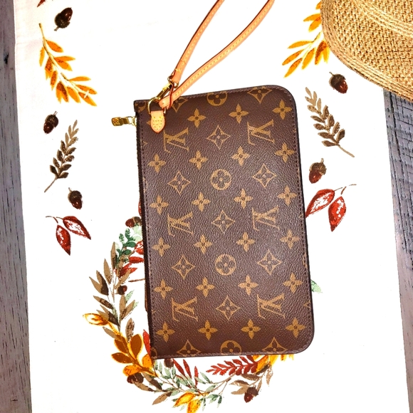 Louis Vuitton Monogram Neverfull MM GM Pochette - Picture 1 of 10